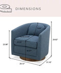 Details by Becki Owens Isla Upholstered Swivel Chair