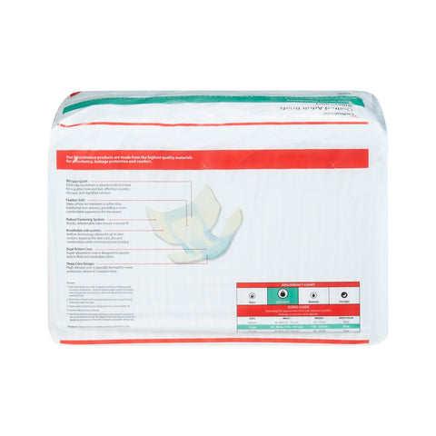 Incontinence Brief Wings™ Ultra Adult Large Unisex Disposable Heavy Absorbency #77074