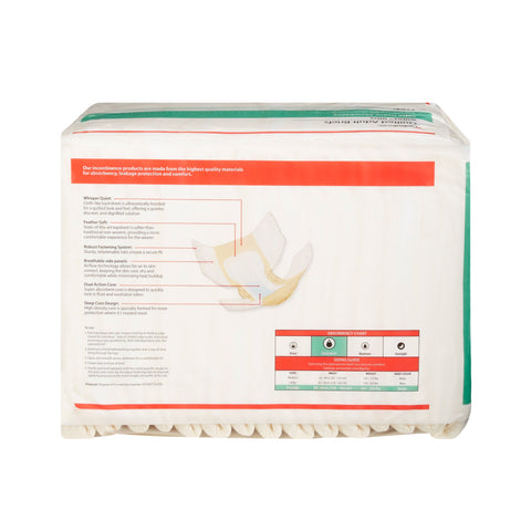 Incontinence Brief Wings™ Ultra Adult X-Large Unisex Disposable Heavy Absorbency #77075