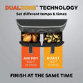 Ninja Foodi 6-In-1, 8 Quart 2-Basket Air Fryer with Dualzone Technology
