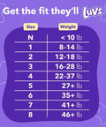 Luvs Pro Level Leak Protection Diapers, Sizes: 1-8