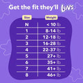 Luvs Pro Level Leak Protection Diapers, Sizes: 1-8