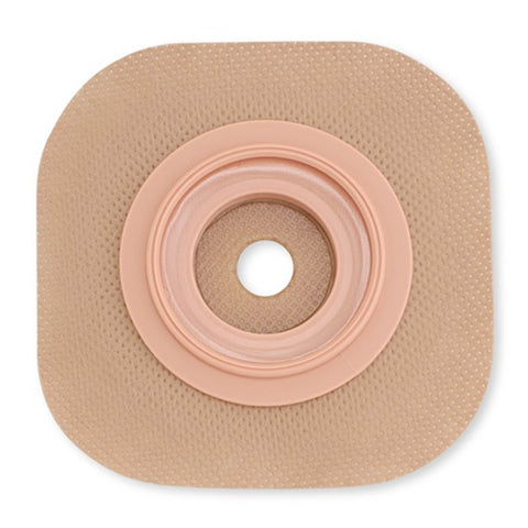 Hollister Ostomy Barrier New Image™ CeraPlus™ Precut 11505, Extended Wear Adhesive Tape Borders 57 mm Flange Red Code System 1-1/8 Inch Opening