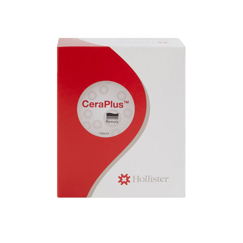 Hollister Ostomy Barrier New Image™ CeraPlus™ Trim to Fit 11202, Extended Wear Adhesive Tape Borders 44 mm Flange Green Code System Up to 1-1/4 Inch Opening