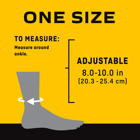Ankle Support 3M™ Futuro™ Sport Deluxe One Size Fits Most Hook and Loop Strap Closure Foot #46645ENR