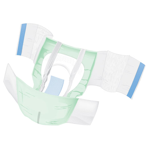 Incontinence Brief McKesson Ultra Plus Stretch Adult 2X-Large / 3X-Large Unisex Disposable Heavy Absorbency #BRSTRBAR