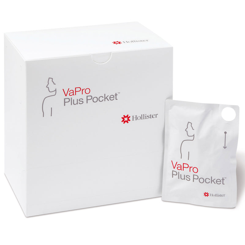 Hollister Urethral Catheter VaPro™ Plus TouchFree Straight Tip Hydrophilic Coated PVC 14 Fr. 16 Inch #74144