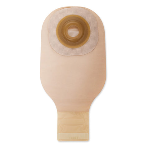 Hollister Ostomy Pouch Premier™ Flextend™ 8665 One-Piece System 12 Inch Length Soft Convex, Pre-Cut 1-1/2 Inch Stoma Drainable