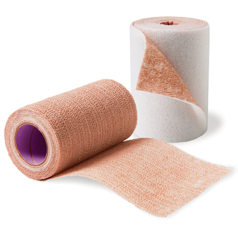 2 Layer Compression Bandage System 3M™ Coban™ 2 2-9/10 Yard X 4 Inch / 4 Inch X 5-1/10 Yard 35 to 40 mmHg Self-adherent / Pull On Closure Tan / White NonSterile
