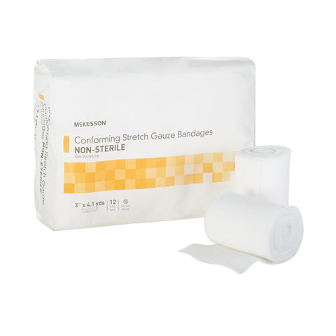 Conforming Bandage Polyester Roll Shape NonSterile