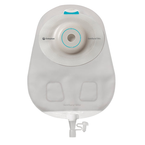 Coloplast Urostomy Pouch SenSura® 16810 Mio Convex One-Piece System 10-1/2 Inch Length, Maxi Soft Convex, Trim to Fit 3/8 to 2 Inch Stoma Drainable