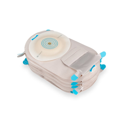 Coloplast Ostomy Pouch SenSura® 16739 Mio Convex One-Piece System 11 Inch Length, Maxi Convex Light, Trim to Fit 3/8 to 1-11/16 Inch Stoma Drainable