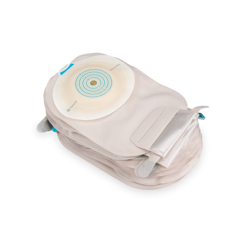 Coloplast Ostomy Pouch SenSura® 16716 Mio Convex One-Piece System 11 Inch Length, Maxi Soft Convex, Trim to Fit 3/8 to 2 Inch Stoma Drainable