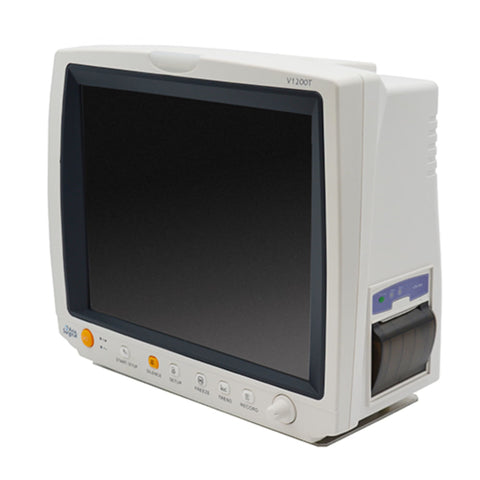 Patient Monitor Axia® Monitoring ECG, NIBP, Respiratory, SpO2, Temperature AC Power / Battery Operated #AX-1200-001, 1 EACH