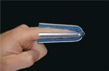 Finger Splint AliMed® Adult Without Fastening Finger Blue / Silver