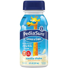 Pediatric Oral Supplement PediaSure® Grow & Gain Shake Vanilla Flavor 8 oz. Bottle Liquid Calories