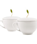 Mariposa Tea Bundle with 20 Pyramid Infusers, 2 Café Cups and 2 Tea Trays