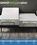 Ghostbed Hybrid 12" Medium-Plush Mattress with Luxury Adjustable Base