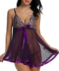 Women'S Sexy Lingerie Babydoll Sleepwear Underwear Lace Dress G-String Nightwear