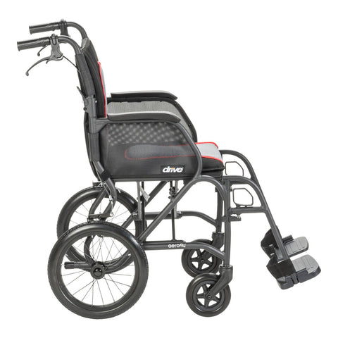 Drive Medical AeroFly™ Ultra-Lite Transport Chair #AFT18BK-SF
