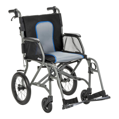 Drive Medical AeroFly™ Ultra-Lite Transport Chair #AFT18BK-SF