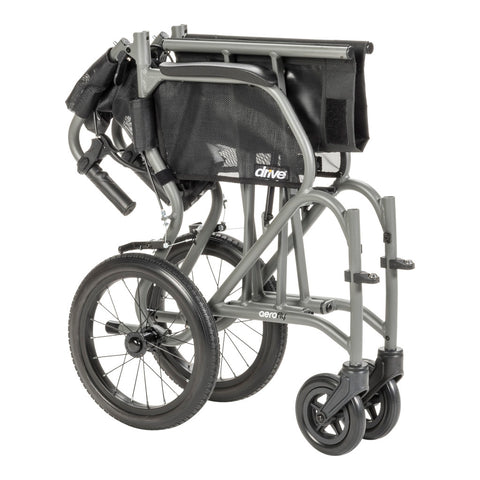 Drive Medical AeroFly™ Ultra-Lite Transport Chair #AFT18BK-SF
