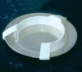Plate Guard White, Plastic, Large For use with 8 1/2 to 11 Inch Diameter Plates #2970010611