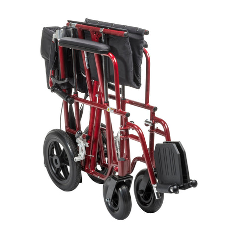 Drive Medical 22" Bariatric Aluminum Transport Chair #ATC22-R