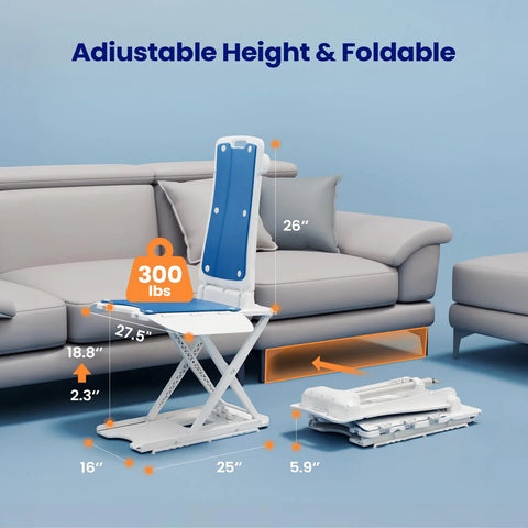 LIGHTWEIGHT WATERPROOF ELECTRIC BATH FLOOR LIFT CHAIR #AX07