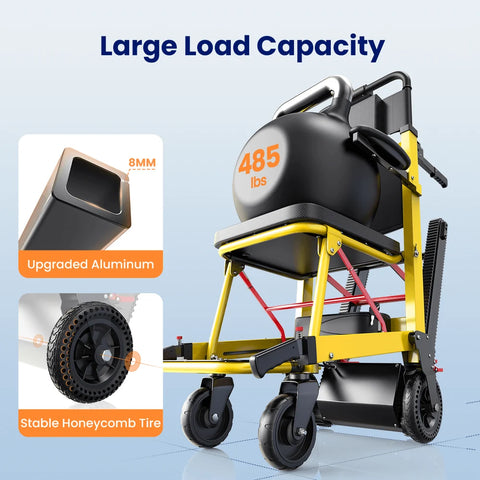 BATTERY POWERED, PORTABLE STAIR WHEELCHAIR #AY04