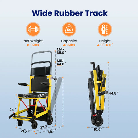 BATTERY POWERED, PORTABLE STAIR WHEELCHAIR #AY04