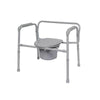 Bariatric Folding Steel Elongated Commode
