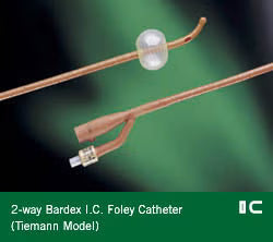 Foley Catheter Bardex® I.C. 2-Way Standard Tip 5 cc Balloon Silver Hydrogel Coated Latex