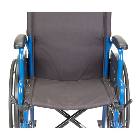 Drive Medical Blue Streak Wheelchair, Flip Back Desk Arms