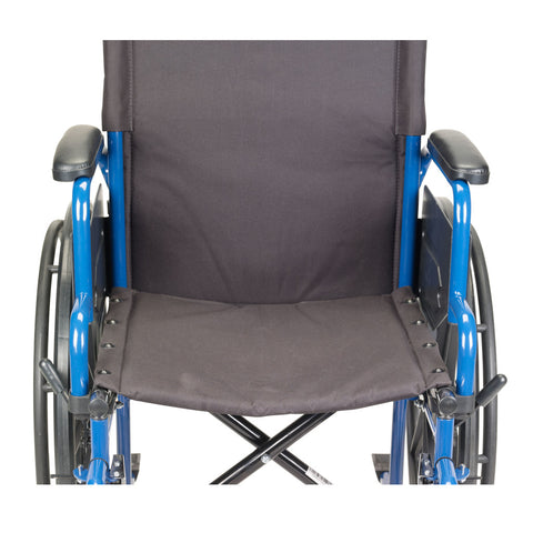 Drive Medical Blue Streak Wheelchair, Flip Back Desk Arms
