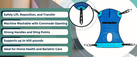Lift Sling with Opening #LVA2057BLU