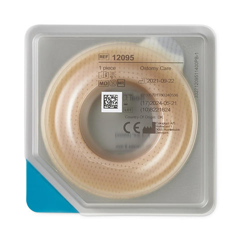 Coloplast® Ostomy Seal Brava® Convex, Starter Hole 1-3/4 Inch (45mm) #12095