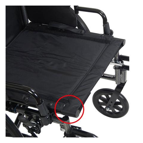 Drive Medical Cruiser X4 Lightweight Dual Axle Wheelchair with Adjustable Detachable Arms, Full Arms, Swing Away Footrests