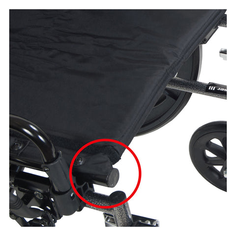 Drive Medical Cruiser X4 Lightweight Dual Axle Wheelchair with Adjustable Detachable Arms, Full Arms, Elevating Leg Rests
