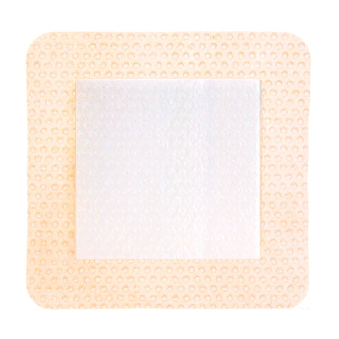 DermaRite Industries Foam Dressing ComfortFoam™ Border 2 X 5 Inch With Border Waterproof Backing Silicone Adhesive Rectangle Sterile #43250