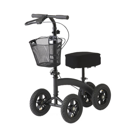 Medline All-Terrain Knee Walker Jr. with 8" Wheels, 17.25"-23.75" Kneepad Height #ATKNEEJR