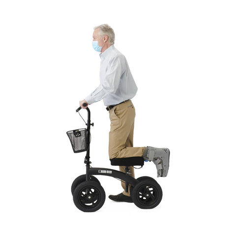 Medline All-Terrain Knee Walker with 12" Wheels, 20"-27.5" Kneepad Height #ATKNEE