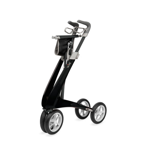 byACRE Carbon Fiber Rollator with 16.5" W x 24" H Regular Seat, 1 EA