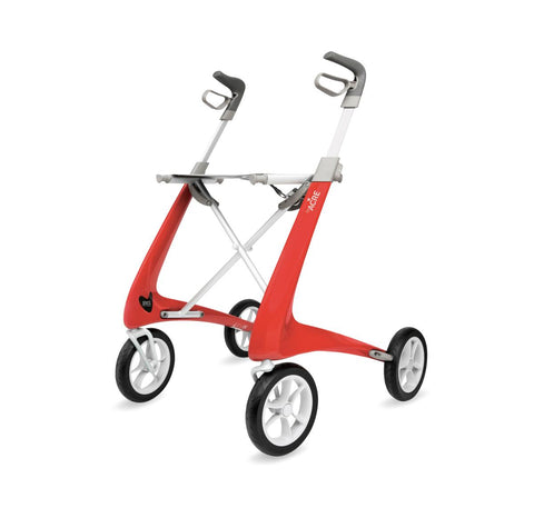 byACRE Carbon Fiber Rollator with 16.5" W x 24" H Regular Seat, 1 EA