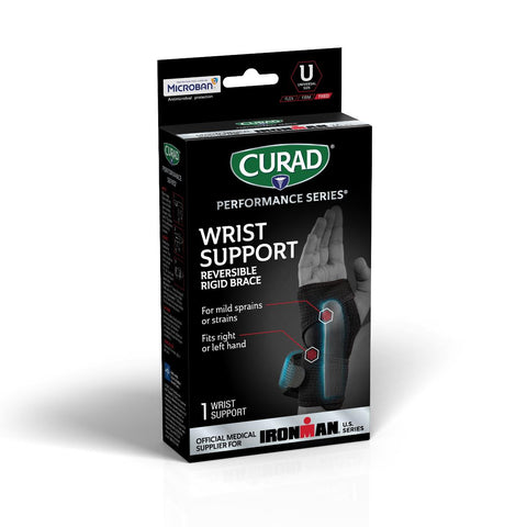 CURAD Performance Series IRONMAN Universal Reversible Wrist Brace