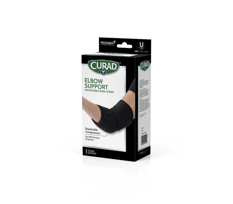 CURAD Wraparound Elbow Support with Microban, Universal Size