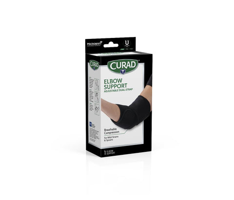 CURAD Wraparound Elbow Support with Microban, Universal Size