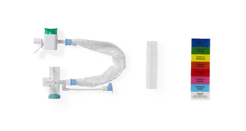 Medline Closed Suction Catheter with T-Piece Adapter and Tracheal Tube, 14 Fr #DYNCSTP14T