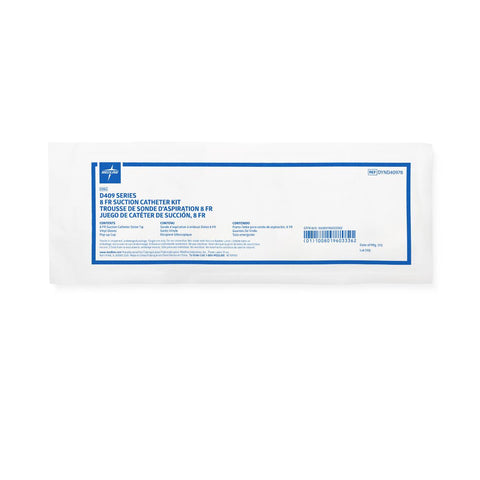 Medline Sterile Suction Catheter Kit with Pair of Gloves, DeLee Tip, Pop-Up Cup, 8 Fr #DYND40978