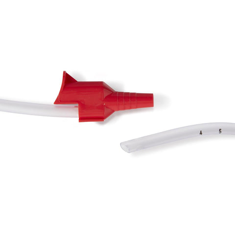Medline Sterile Open Suction Catheter Mini Tray with Pair of Gloves, 18 Fr, Whistle Tip #DYND40984H